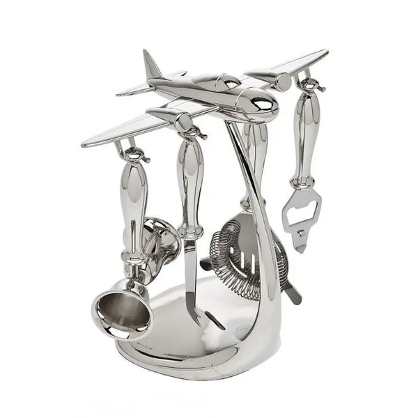 Airplane Barware Tool Set